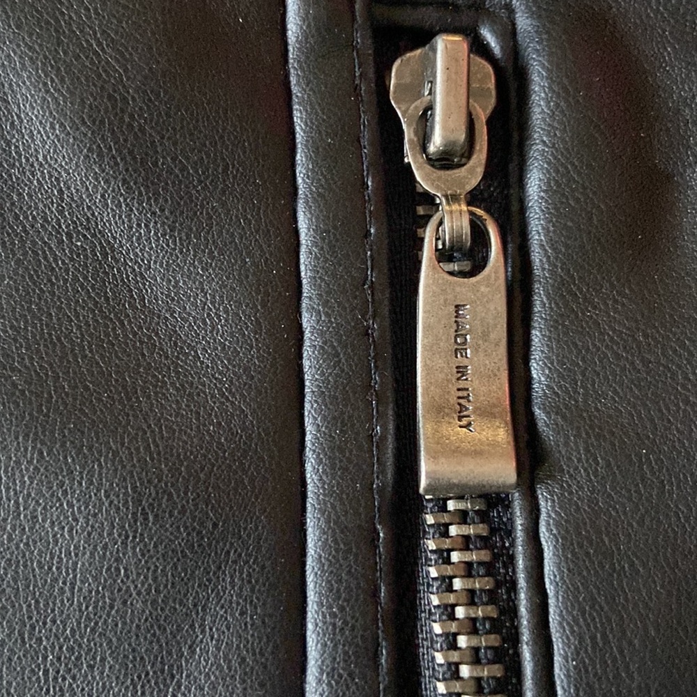 Mens made in Italy (ALTA MODA) leather jacket - Picture 8 of 13